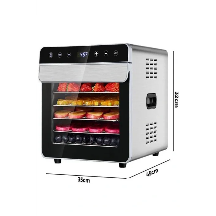 Genel Ürün SS-06A Ev Tipi Paslanmaz Meyve Sebze Kurutma Makinesi 6 Tepsili