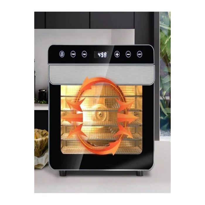 Genel Ürün SS-06A Ev Tipi Paslanmaz Meyve Sebze Kurutma Makinesi 6 Tepsili