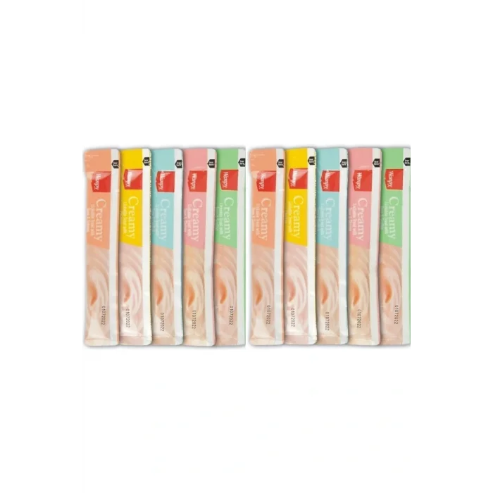 Genel Ürün Creamy Cat Treat Karışık Krema Sıvı Kedi Ödül Maması 14 gr X 10 Adet