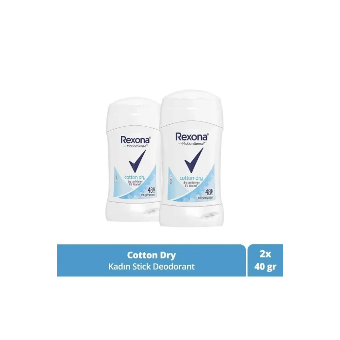 Kol Saati Motion Sense Kadın Stick Deodorant Cotton Dry 48 Saat Koruma 40 g X 2 Adet