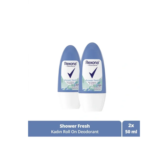 Kol Saati Üstün Koruma Kadın Roll On Deodorant Shower Fresh 72 Saat Kesintisiz Koruma 50 ml X2