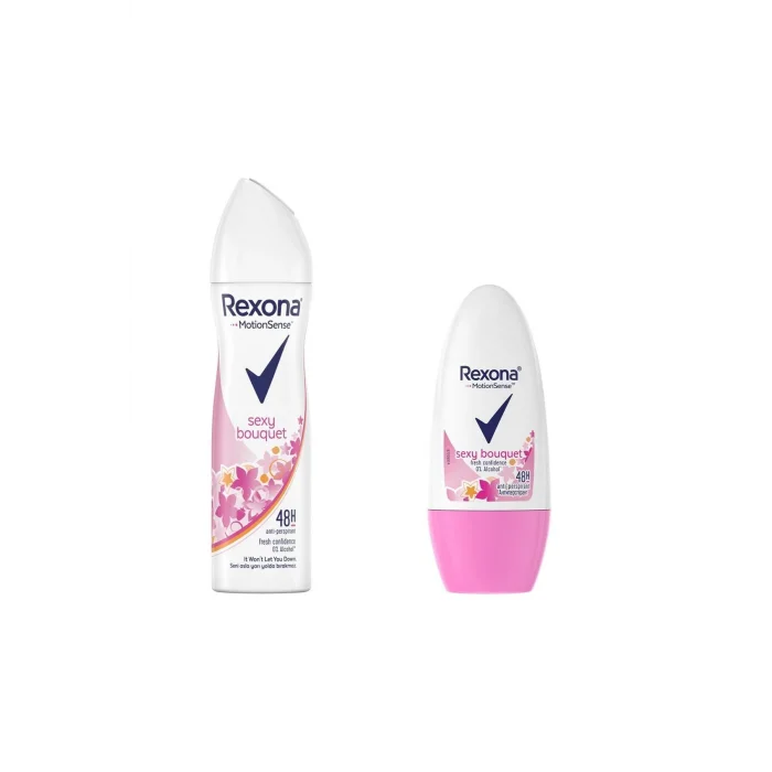 Genel Ürün Sexy Bouquet Kadın Sprey Deodorant 150 Ml + Kadın Roll On Deodorant 50 Ml