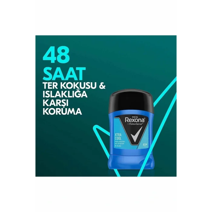Kol Saati Men Motion Sense Erkek Stick Deodorant Xtra Cool 48 Saat Koruma 50 g X 2 Adet