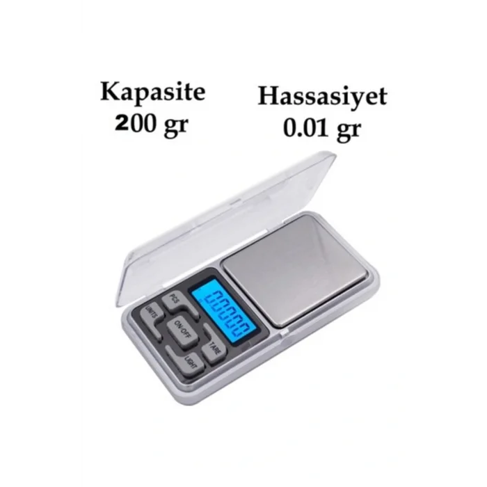 Genel Ürün Dijital Hassas Elektronik Kuyumcu  Terazisi Tartı 200 gr 0.01 gr Yeni Desen 440583