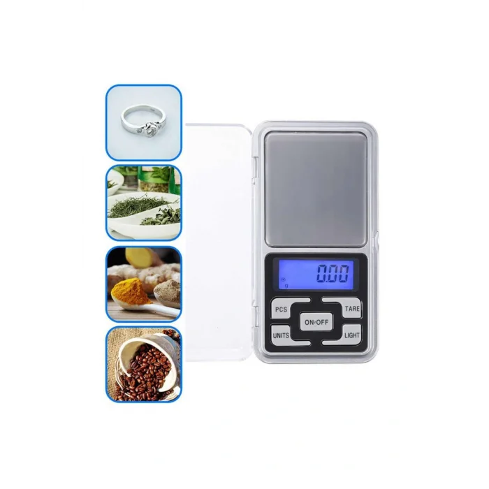 Genel Ürün Dijital Hassas Elektronik Kuyumcu  Terazisi Tartı 200 gr 0.01 gr Yeni Desen 440583