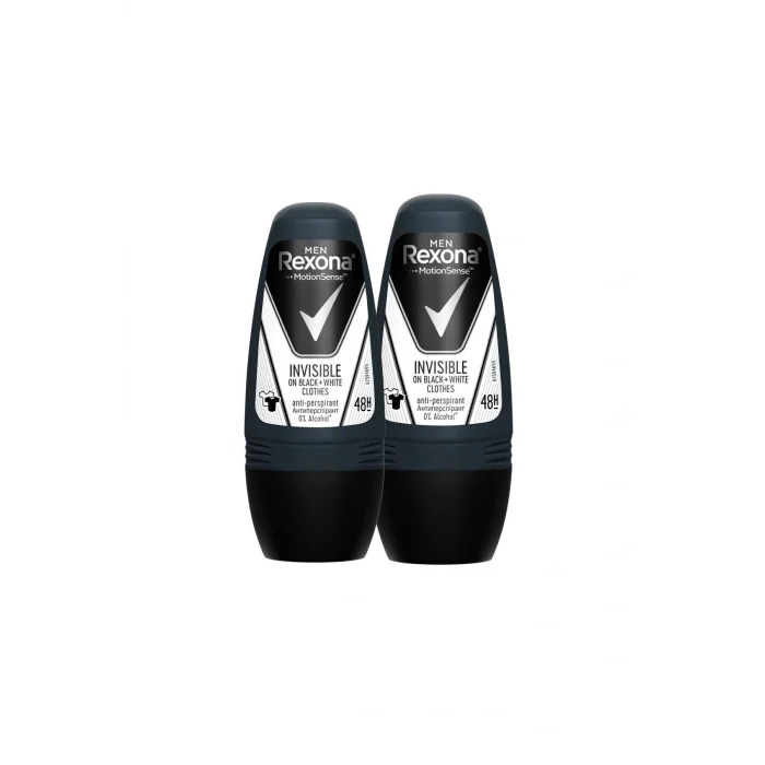 Genel Ürün Men Motionsense Erkek Roll On Deodorant Invisible On Black White Clothes 50 ml X2