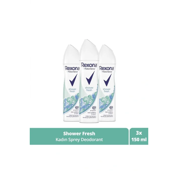 Genel Ürün Kadın Sprey Deodorant Shower Fresh 150 Ml X3 Adet