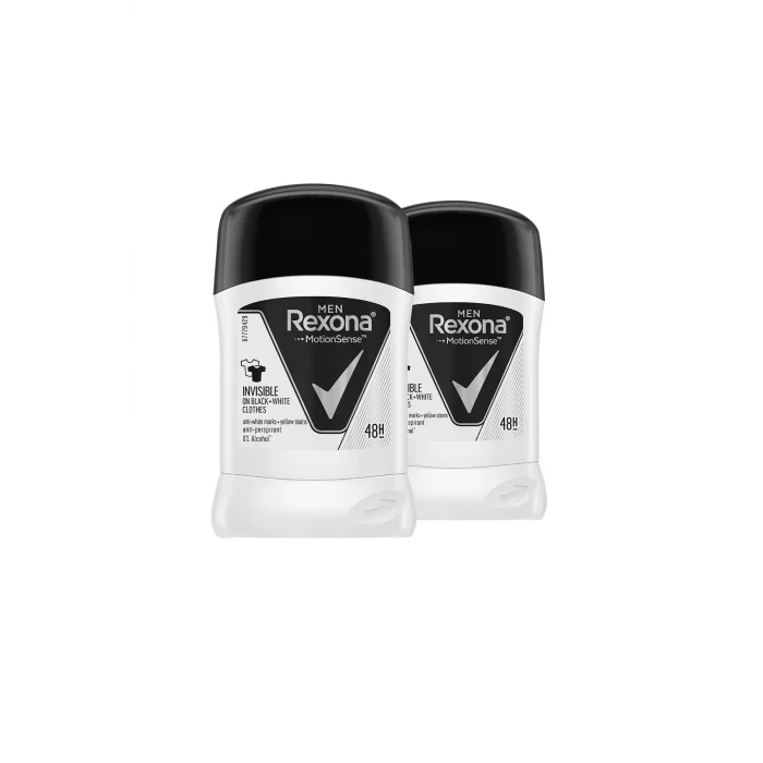 Genel Ürün Erkek Deodorant Stick Invisible Black White 50 ml X2