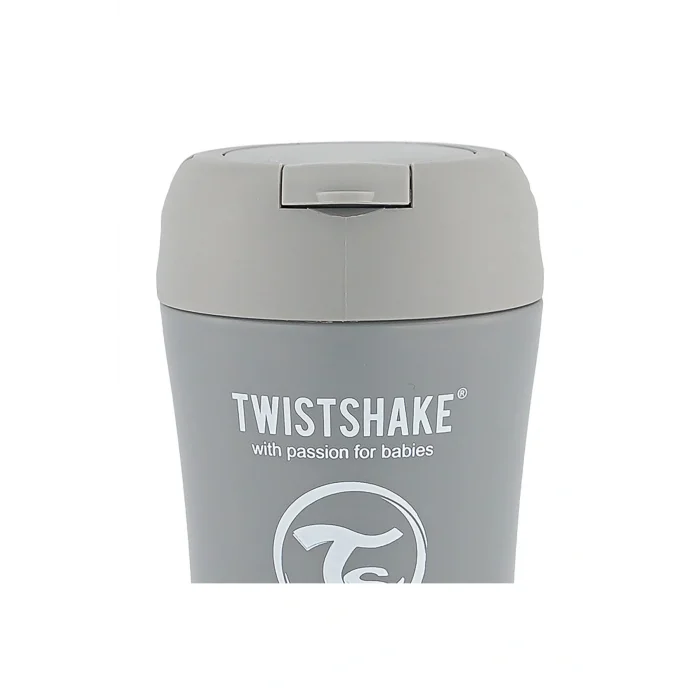 Termos Mama Termosu Gri 350 ml, kaşıklı bebek mama termosu, kaşıklı termos