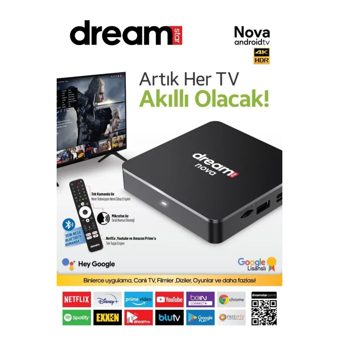Genel Ürün Nova 4k Lisanslı Android