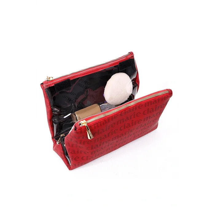 Genel Ürün Bordo Kadın Makyaj Çantası Monica MC212111237