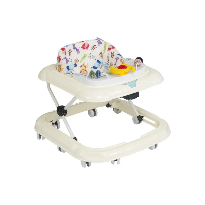 Oyuncak Lüx Oyuncaklı 5 Farklı Müzikli ve Işıklı 3 Kademe Yükseklik Ayarı Örümcek Direksiyonlu Bebek Yürüteç