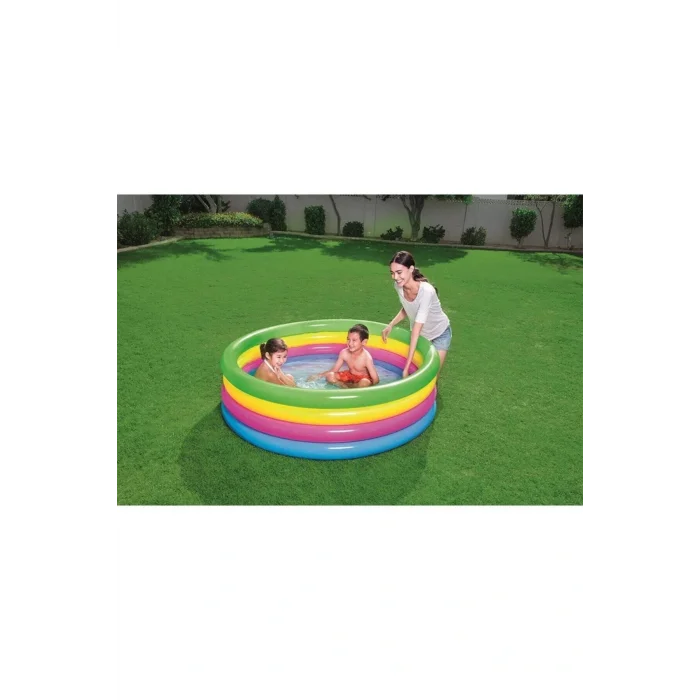Genel Ürün Şişme Havuz Çocuk Havuzu Dört Halkalı 157x46cm 51117
