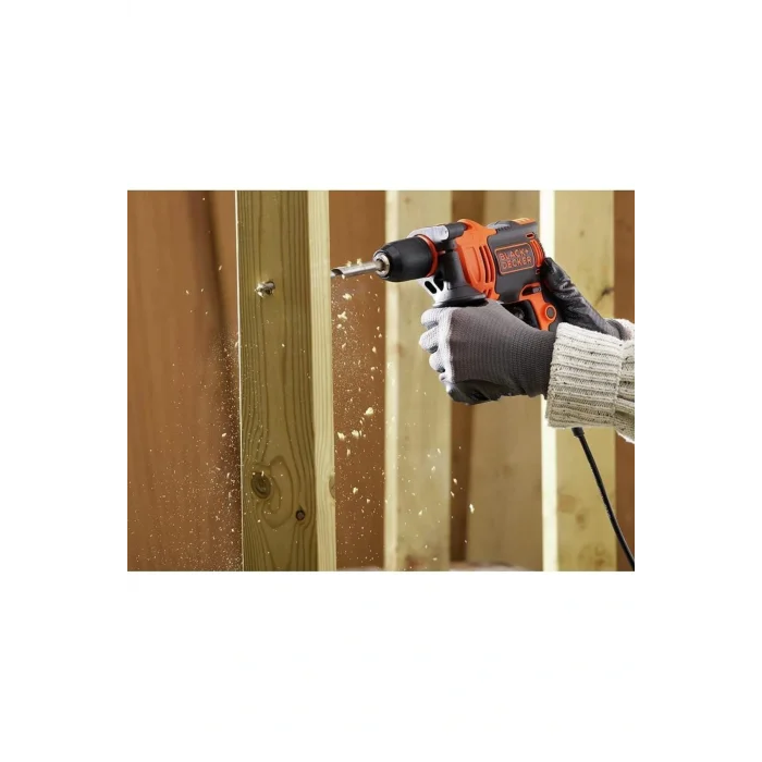 Genel Ürün Black Decker Beh710 710watt 13 Mm Darbeli Matkap, Çok Renkli