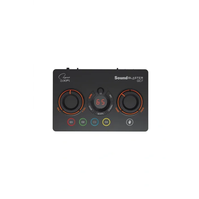 Genel Ürün Sound Blaster Gc7 - Dac Amp - Programlanabilir Düğmeler, Uyumlu Süper X-fi - 7.1 - Pc- Ps4 / Ps5,