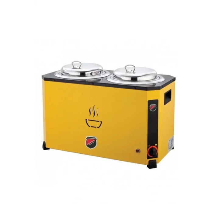 Genel Ürün Sarı Silver Jumbo Çorba Kazanı, 9+9 L,