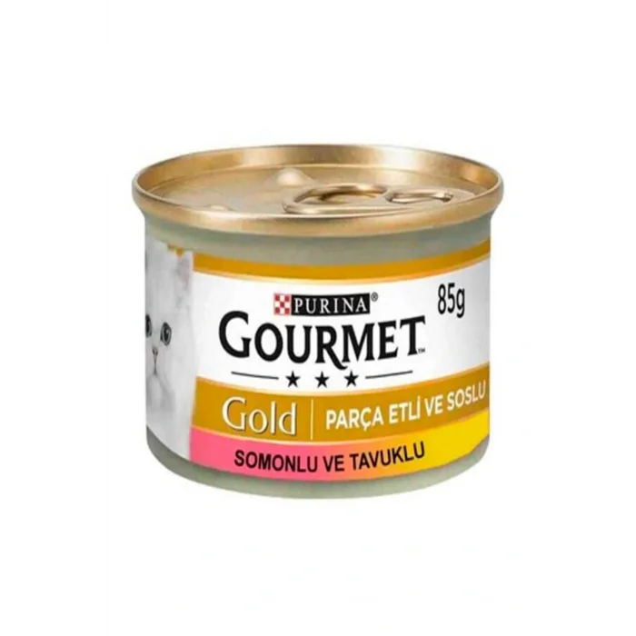 Genel Ürün 85gr Somon Tavuk Parça Kedi Konserve 24 Adet