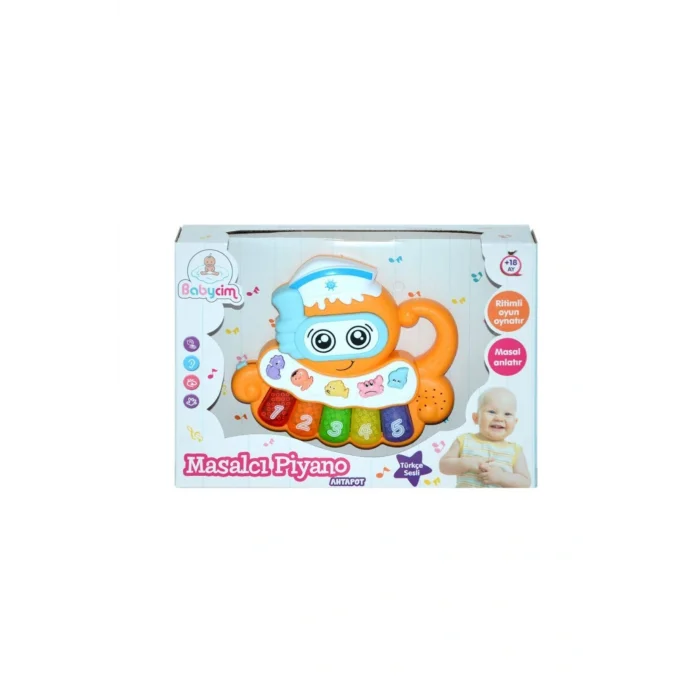 Oyuncak Ahtapot Figürlü Masalcı Piyano Oyuncak