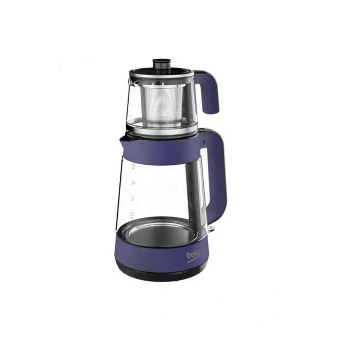 Genel Ürün Cm 5964 W Mor 1900 W Cam Demlikli Çay Makinesi