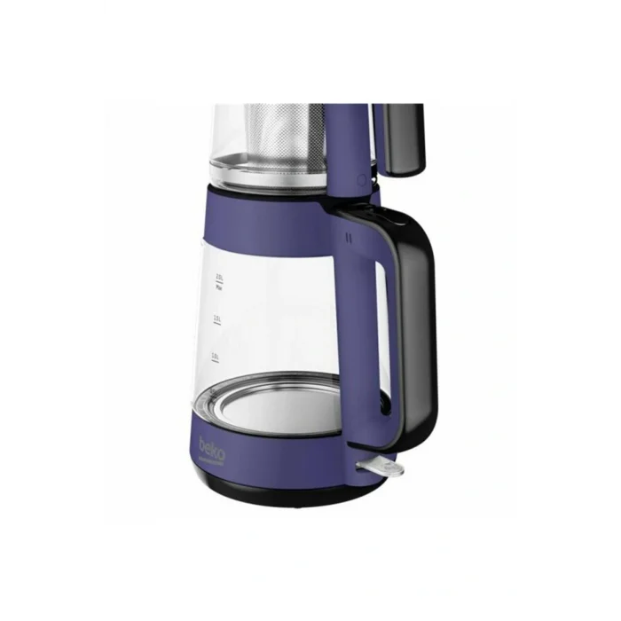 Genel Ürün Cm 5964 W Mor 1900 W Cam Demlikli Çay Makinesi