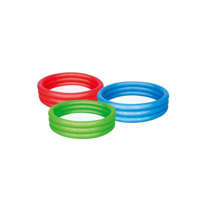 Genel Ürün Renkli 3 Boğumlu Çocuk Havuzu 152*30 Cm