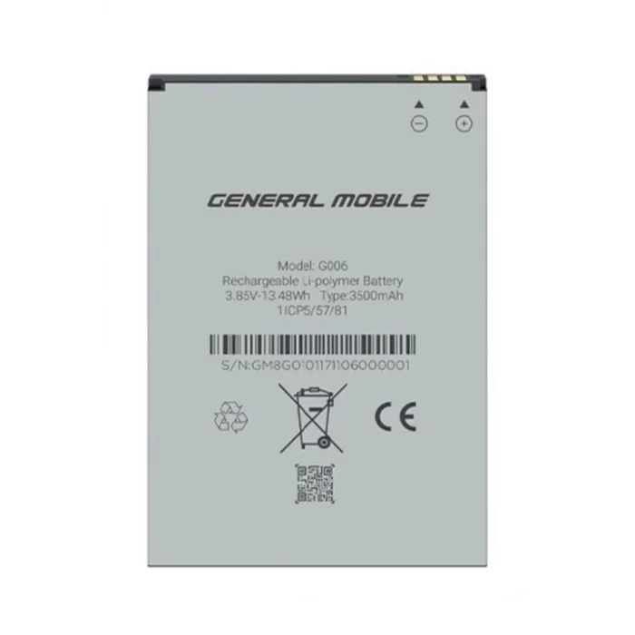 Genel Ürün Gm8 Go Gm9 Go Gm6 Ds Batarya Pil %100