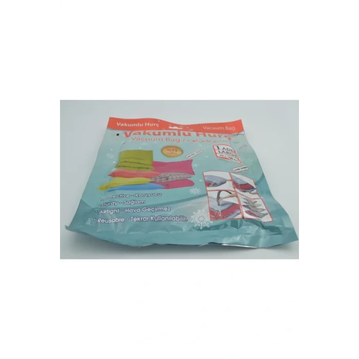 Genel Ürün Vakumlu Hurç Büyük Boy 70x100 Cm – Yorgan, Battaniye, Kıyafet Saklama Torbası