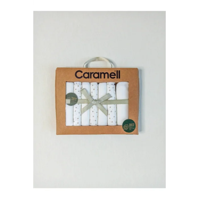 Genel Ürün Organik Pamuk 7 Li Ekru Ağız Mendili