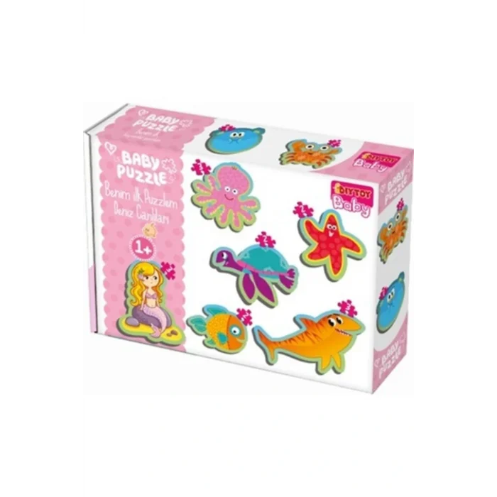 Genel Ürün +1 Yaş Deniz Canlıları Benim Ilk Puzzlem (diytoy)
