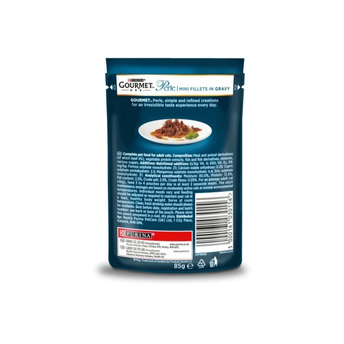 Genel Ürün Gourmet Perle Izgara Sığır Etli Kedi Konservesi 85 Gr*24 Adet