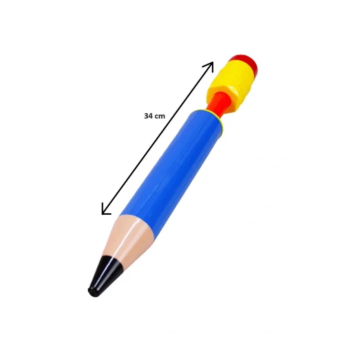 Genel Ürün KALEM ŞEKİLLİ SU POMPASI  44 CM DENİZ HAVUZ SU OYUNCAĞI ALTIGEN WATER PUMP MAVİ PEMBE