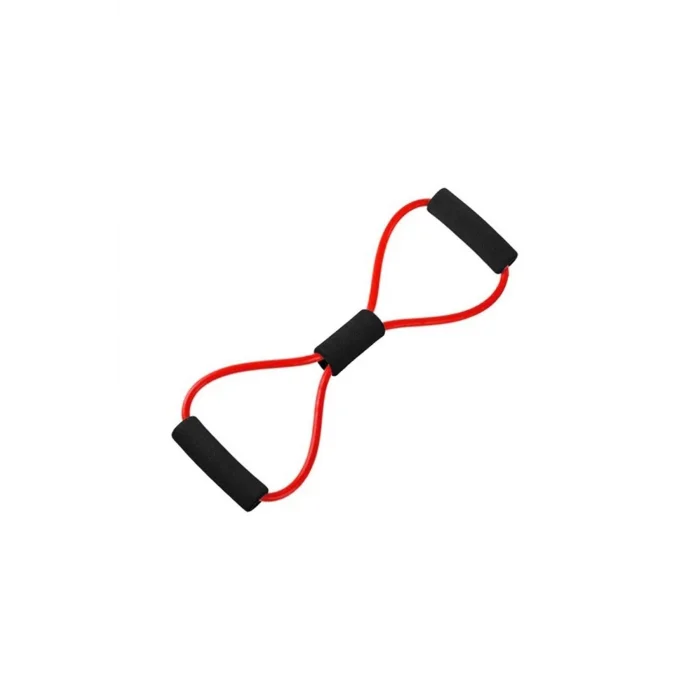 Genel Ürün Pilates Yoga Egzersiz Direnç Lastiği, Jimnastik Lastiği Kırmızı Orta Direnç