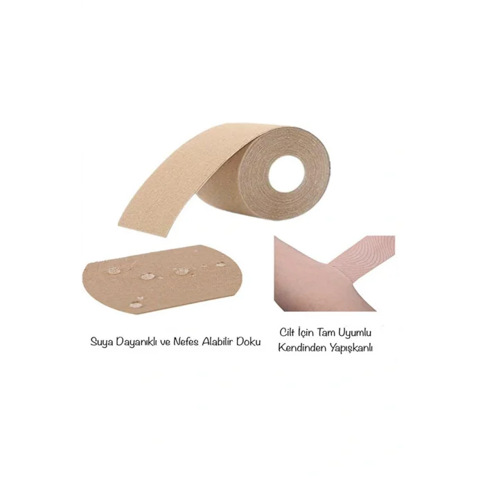 Genel Ürün Yüz Kaldırma Ve Kırışıklıklar Için Kinezyo Siyah Renk Bant