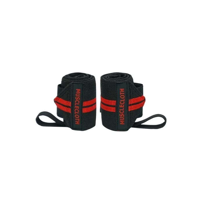 Genel Ürün Pro Wrist Wraps Siyah Kırmızı 2li Paket