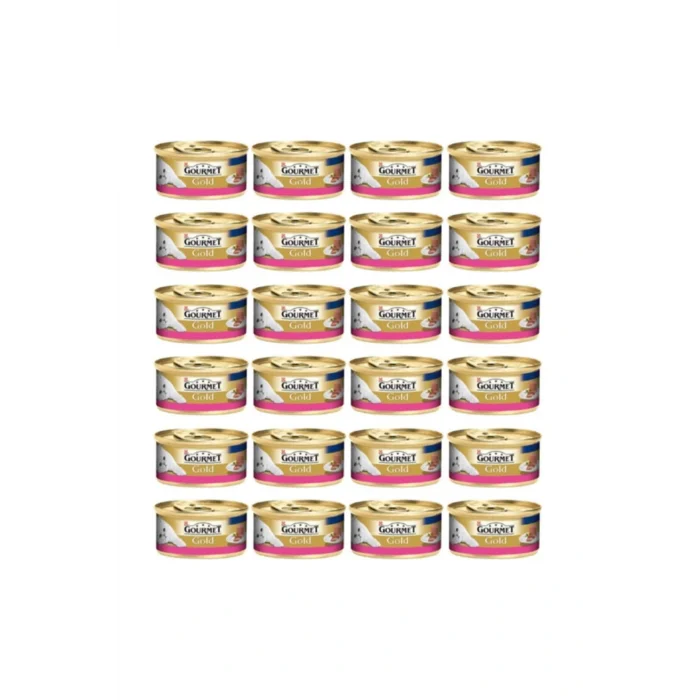 Genel Ürün Purina  Gold Kıyılmış Sığır Etli Konserve Yaş Kedi Maması 85 gr (24 Adet)