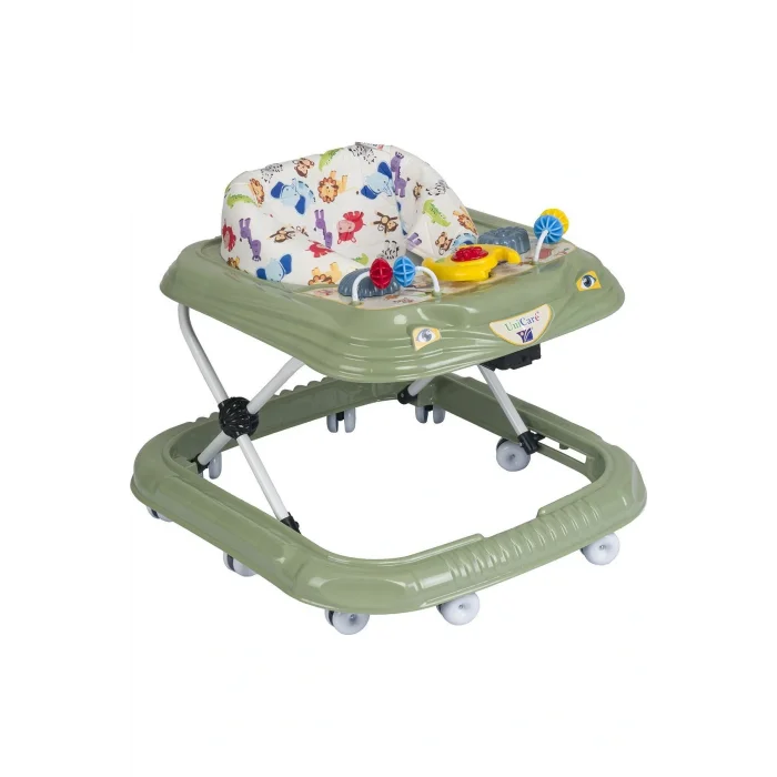 Oyuncak Yeşil Oyuncaklı Ve KornaIı 3 Kademeli Örümcek Bebek Yürüteci Koltuklu