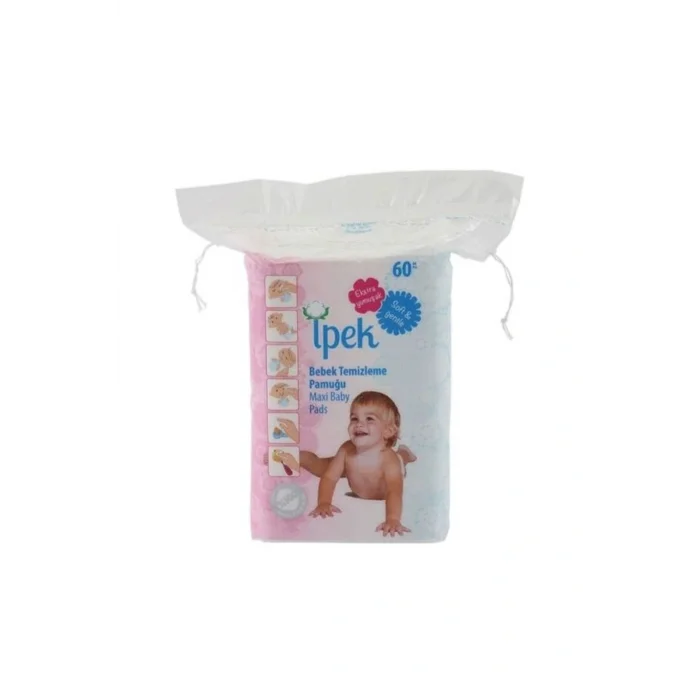 Genel Ürün 4lü Ipek Bebek Temizleme Pamuğu 60lı