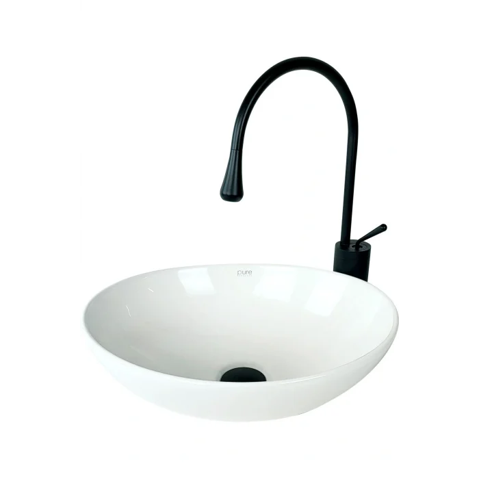 Genel Ürün Pure Concept Pure Beyaz Tezgah Üstü Çanak Lavabo W-153