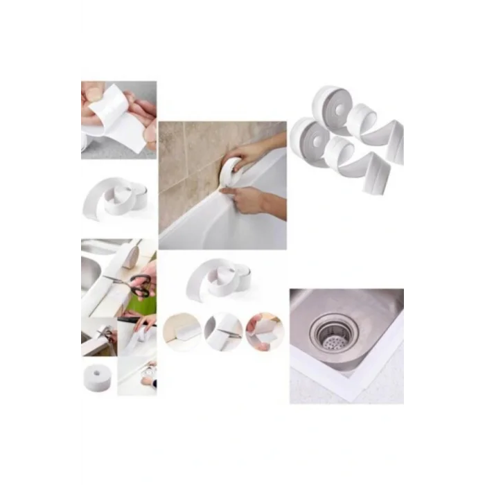 Genel Ürün Su Sızdırmaz Bant Mutfak Banyo Duvar Küvet Lavabo Kenar Bandı Ev Iş Ofis Sızdırmazlık Bantı