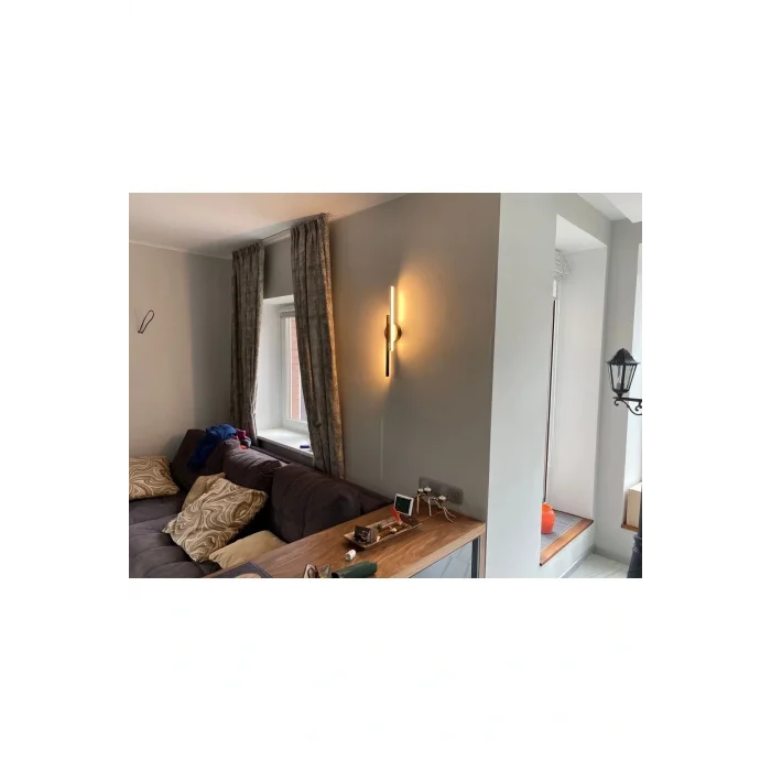 Genel Ürün Modern Modern Aplik Çift Yönlü Çubuk Led Siyah Günışığı Lineer Avize Armatür 40cm Çubuk Uzunluğu Gr