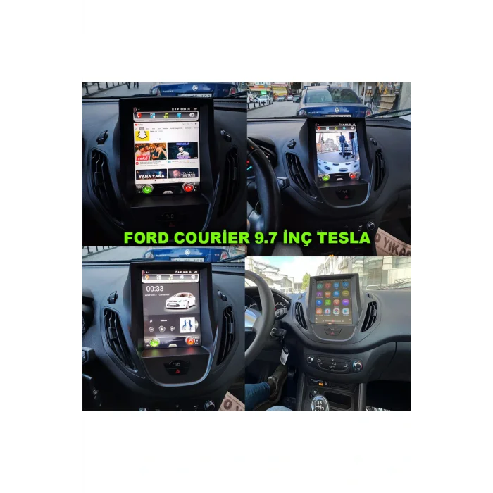 Genel Ürün Ford Courier 2014-2022 Uyumlu 9.7 Inç Tesla Ekran 4-64 Gb Multimedya