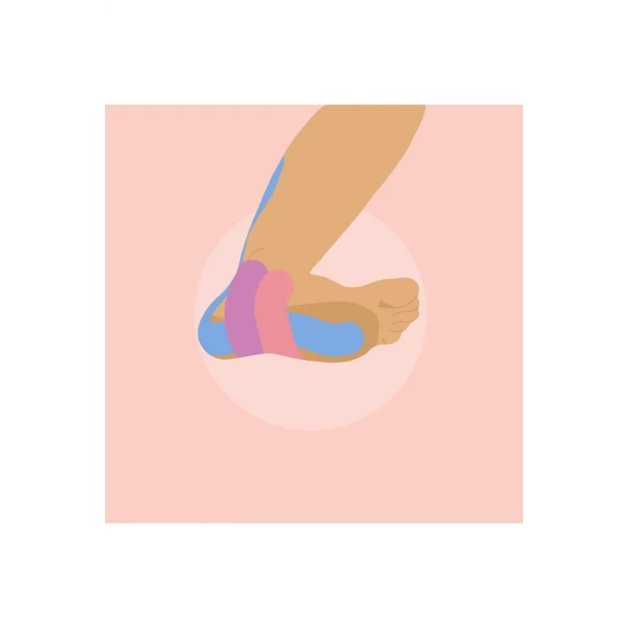 Genel Ürün Tape Kinesio Ağrı Bandı 5 Metre X 5 Cm Kırmızı