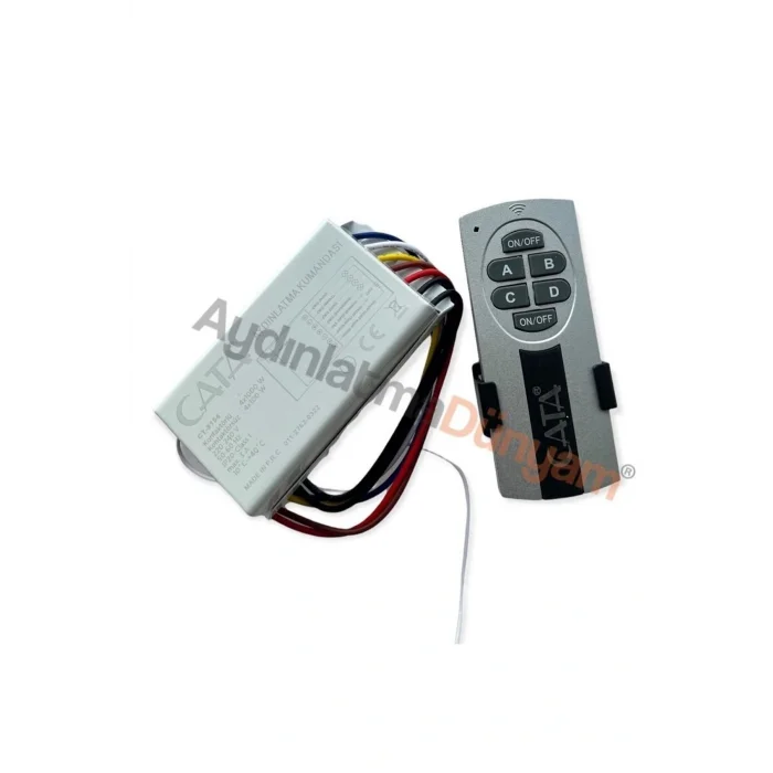 Genel Ürün 4 Lü Kanal Avize Kumandası 4x1000w Ct-9154