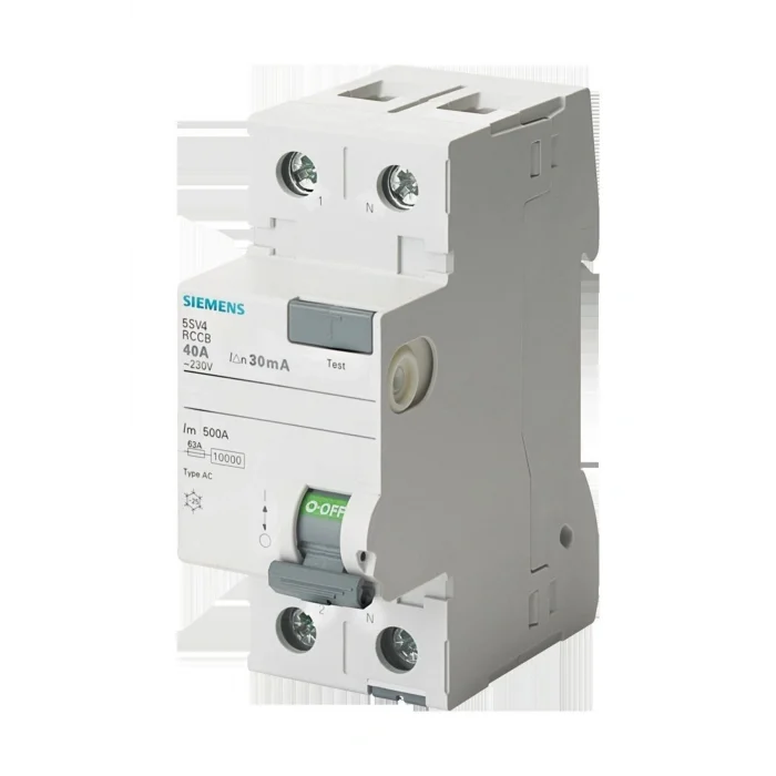 Genel Ürün 5sv4314-0 40a 30ma 230v (faz+nötr) Kaçak Akım Koruma Rölesi
