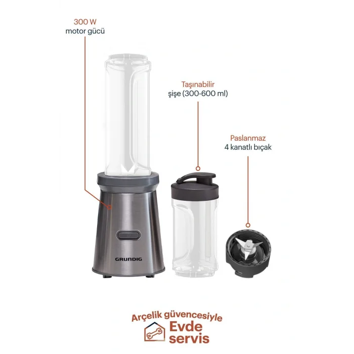 Genel Ürün KB 4134 TI Inox Kişisel Blender