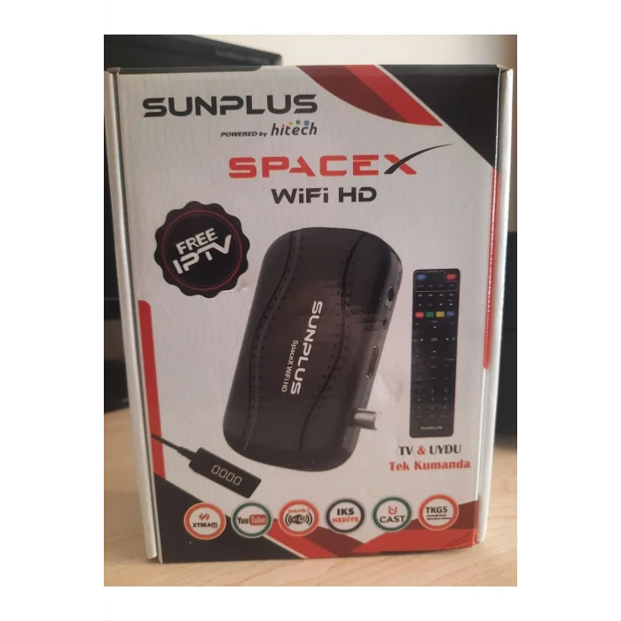 Genel Ürün Spacex Dahili Wifi Sinema Paketli Hd Uydu Alıcısı