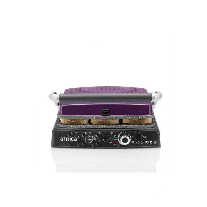 AGLpazarlama Gh26253 Dıamond Tost Makinesi Mor