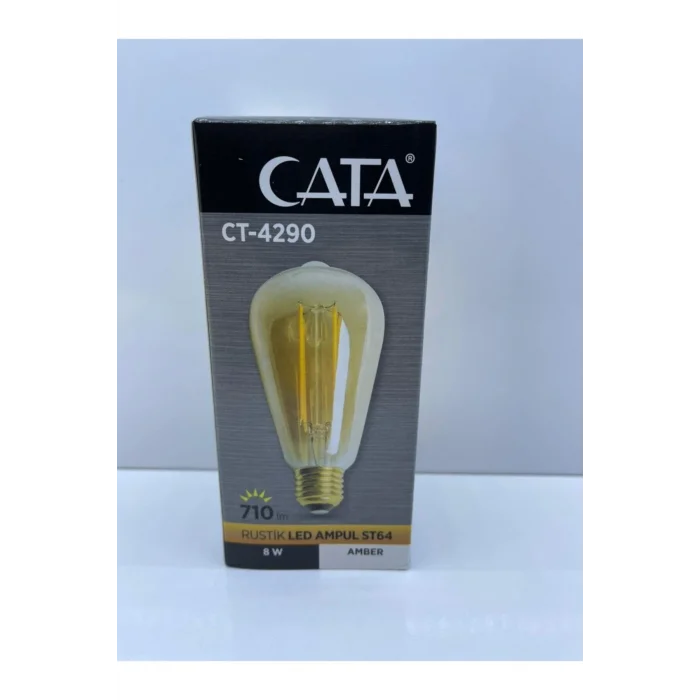 Genel Ürün Led Ampul 8w Rustik Ct-4290 Amber Renk