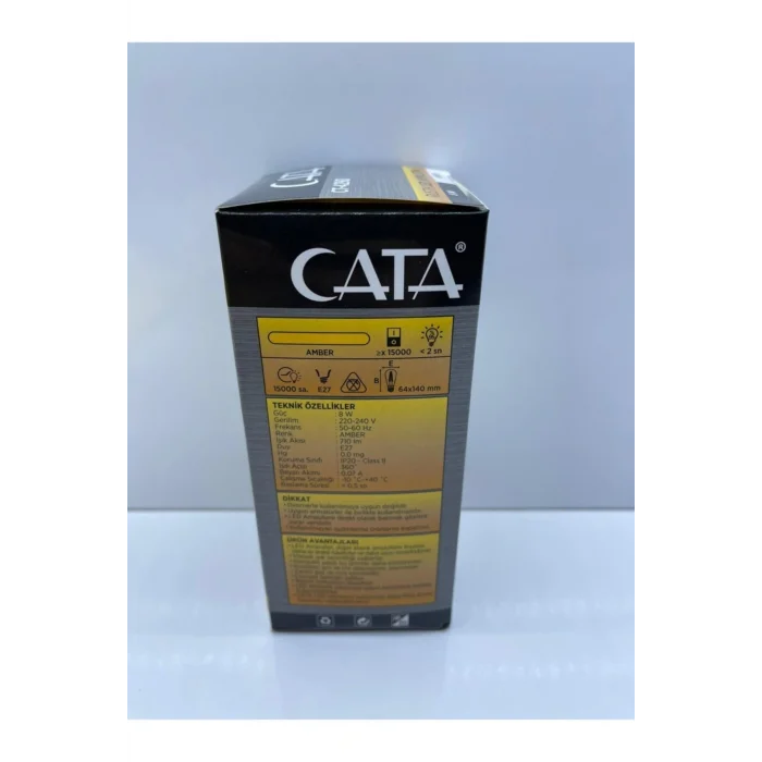 Genel Ürün Led Ampul 8w Rustik Ct-4290 Amber Renk