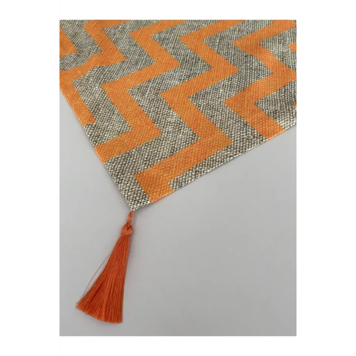 Genel Ürün Hasır Zik Zak Desenli Runner